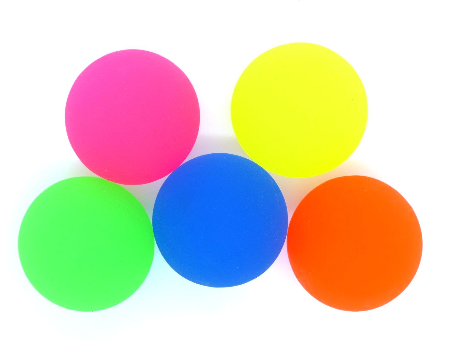 5 x XL Flummi Ball neon