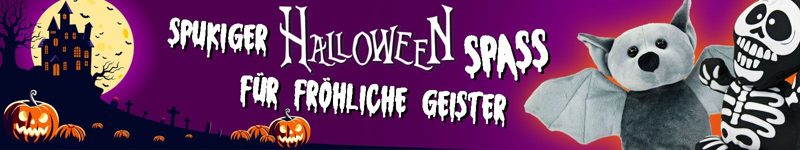 Scherzartikel zu Halloween