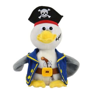 Labertier Piraten Möwe MALWIN mit Wackelkopf 20 cm