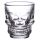 2er Set Skulls &amp; Roses Totenkopf Schnapsgl&auml;ser Party Highlight Glas &agrave; 60 ml Halloween Silvester