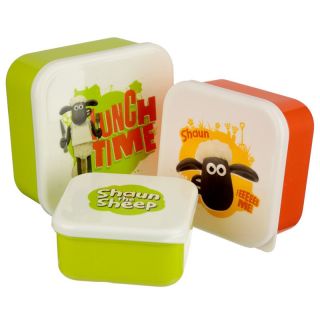 Shaun das Schaf "3 tlg. Set Lunchbox" für den Kindergarten & Co.