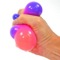 Dabble Wabbel Duo Quetschball zweifarbiger Knautschball Antistress Ball 7 cm