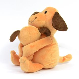 KÖGLER Plüsch Hund mit Baby Hündchen Kuscheltier Schmusetier 16 c