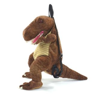 Kinder Rucksack T-REX Braun mit Tragegriff 25x40x60 cm