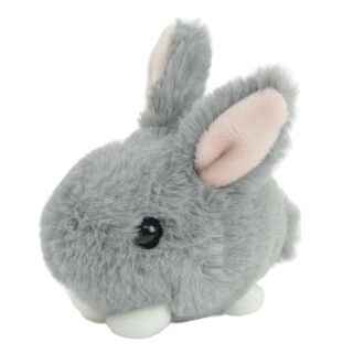 Plüsch Hase Häschen 11 cm Kuschelhäschen Schmusetier Grau