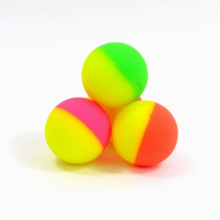 Kögler Flummi 3 XL Neon Flummi Gummi Ball 60 mm Kinder Springball