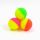 4x Flummis Springball neon zweifarbig H&uuml;pfball B&auml;lle Netz 42mm Kinder Mitgebsel