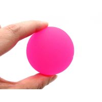 5 x XL Flummi Ball neon Hüpfball Springball gelb, blau, pink, grün, orange 60 mm