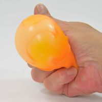 Kögler 3x Kürbis Knautschball Antistress Ball Knetball Squishy Squeeze Toy 7x6,5