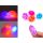 4 x Sternfrucht Antistress Ball Spielball mit LED Licht blinkend 8 x 4,8 cm