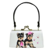 Mario Moreno Geldbörse Yorkshire Terrier Paar Hund Portemonnaie Mini Bag NEU