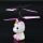 Kögler Mini Flyer Einhorn weiß/pink Flieger mit Fernbedienung & LED Höhe 16 cm