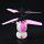 Kögler Mini Flyer Einhorn weiß/pink Flieger mit Fernbedienung & LED Höhe 16 cm