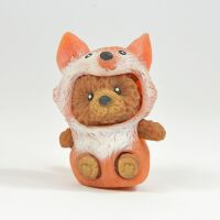 Kögler Dress-Up Teddybären mit Tier Klamotten TPR Gummi 7 cm 4-fach sortiert