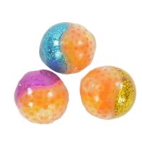Kögler 3 x DabbleWabbel Antistress Ball Zweifarbig Duo-Quetschball Ø 6 cm