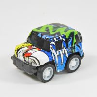4 x Kögler Metall Die Cast Mini Graffiti Autos mit Rückzugfunktion ca. 5x3x3cm