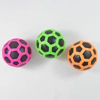3 x Antistress Ball Duo-Color Netzbälle Stressball grün, pink, orange 80 mm