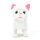 Kögler Laufende Katze mit Sound Kuscheltier Weiß Plüschkatze elektrisch Neu