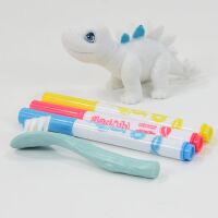 Kögler Dino-Figur bemalbar & abwaschbar mit Stifte Set 4 Designs verfügbar Neu