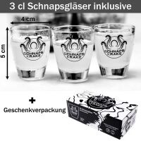 Schnapskrake® Blau Shotverteiler Getränkeverteiler 8 Gläser á 3 cl Partyhit