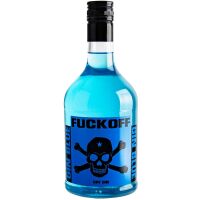 Krugmann Fuck Off Dry Gin Blue Likör 40 % Vol. 0,7 L Alkohol Party Fest Fete JGA