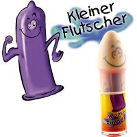 Krugmann 10 x Kleiner Flutscher Shot Pflaumenlikör 15 % Vol. Kondom á 0,02 L