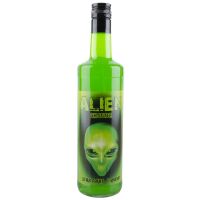 Schnapskrake® Neongrün Shotverteiler & Alien Sternfrucht Likör 15% Vol. 0,7L
