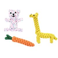 Kögler 3 tlg. Tauspielzeug Hundespielzeug Katzenspielzeug Giraffe, Bär & Karotte