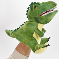Kögler T-Rex Dino Dinosaurier Handpuppe Puppe Kinder Spielzeug grün Plüsch 30 cm