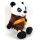 Vipo Land Plüsch Pandabär Shaolin Mönch Jing Plüschtier Kuscheltier 20 cm Neu