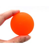 3 x XL Neon Flummi Ball Ø 6 cm Orange Hüpfball Springball Gummiball Prallball