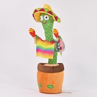 Kögler tanzender Kaktus Sombrero & Rasseln Sound & Laberfunktion Labertier 32cm