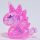 Kögler 4 x Maltose Einhorn Quetschtier mit Glitzer rosa 9,5 cm Anti-Stress