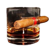 Winkee Whisky Glas Classic Zigarrenhalter Zigarrenablage...