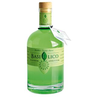 Basilico Krugmann Basilikum-Zitronen Likör 20% Vol Aperitif 0,5 L Liqueur