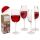 OOTB 1 x halbes Weinglas für Weinliebhaber Sommelier Genießer Half Wine Glass