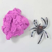 Kögler 6 x Spinnensand mit Spinne Sammelspinnen Kneten Ziehen Formen Schneiden