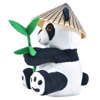 Kögler Labertier Panda Bao Bao mit Hut & Bambus Pandabär spricht alles nach 18cm
