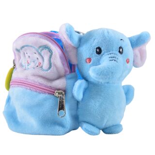 Kögler Friends2Go Plüschtier Elefant Rucksack Taschenanhänger Schlüsselanhänger