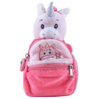 Kögler Friends2Go Plüschtier Einhorn Rucksack Taschenanhänger Schlüsselanhänger