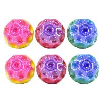 Kögler 6 x Jupiter Ball Schaumstoff Ball Regenbogenfarben Ø 7 cm PU-Schaum