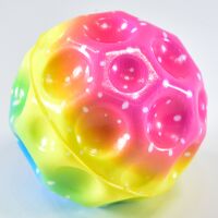 Kögler 6 x Jupiter Ball Schaumstoff Ball Regenbogenfarben Ø 7 cm PU-Schaum