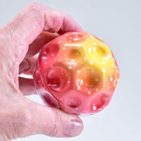 Kögler 6 x Jupiter Ball Schaumstoff Ball Regenbogenfarben Ø 7 cm PU-Schaum