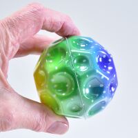 Kögler 6 x Jupiter Ball Schaumstoff Ball Regenbogenfarben Ø 7 cm PU-Schaum