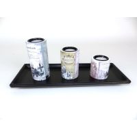 Teelichthalter Set als DEKO im St&auml;dtedesign 35 x13 cm