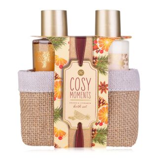 Accentra Cosy Moments Badeset Geschenkset Muttertag Orange & Cinnamon 300 ml