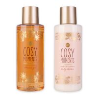 Accentra Cosy Moments Badeset Geschenkset Muttertag Orange & Cinnamon 300 ml