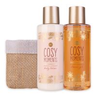 Accentra Cosy Moments Badeset Geschenkset Muttertag Orange & Cinnamon 300 ml