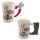 2 x Kaffeetassen Keramik "Gartenschere & Gummistiefel Henkel" á 350 ml
