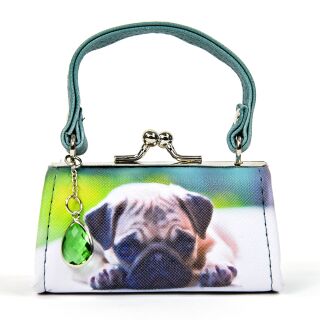 Mops | Color | Anhänger | Kunstleder